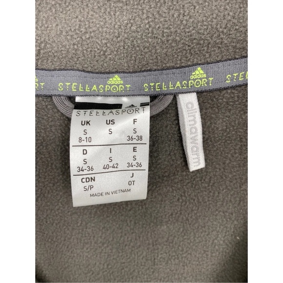 Adidas Stella McCartney Clima Warm Hooded  Contrasting Zipper Closure - Picture 3 of 10